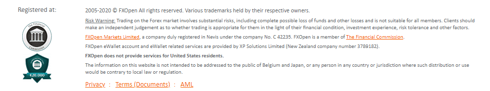 FXOpen Review Nevis registry FXOpen Review Nevis registry